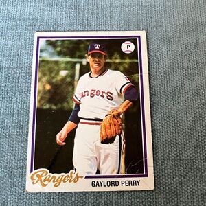 1978 Topps Texas Rangers Baseball Card Trading Card